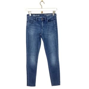 Madewell Women’s Jeans Skinny Skinny Ankle Size 26